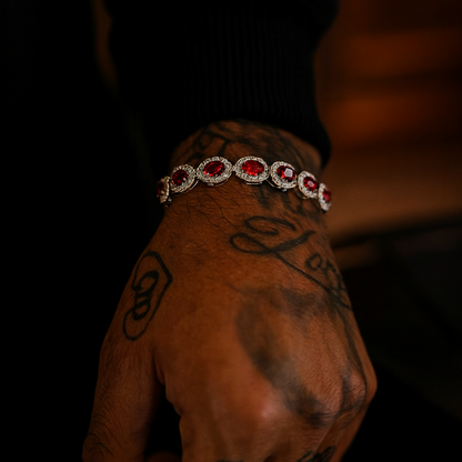 Crimson Radiance Bracelet