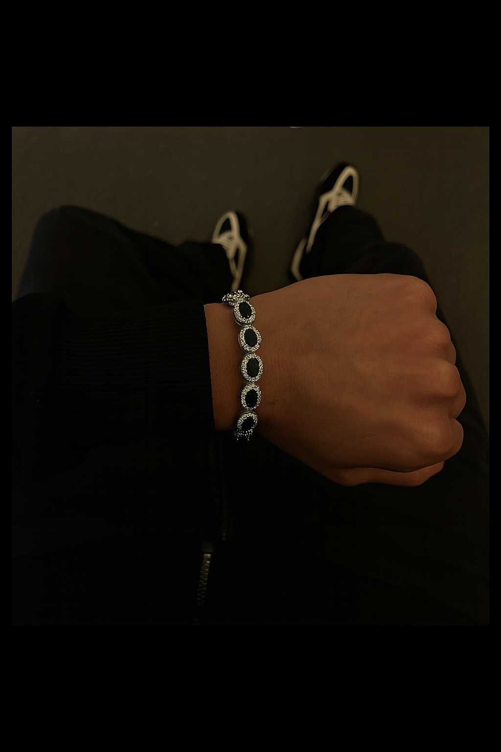 Obsidian Elegance Bracelet