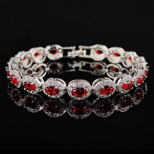 Crimson Radiance Bracelet